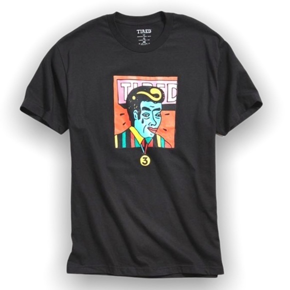 James Baldwin Activist Street Art Graphic Tired James t-shirt - Picture 1 of 2